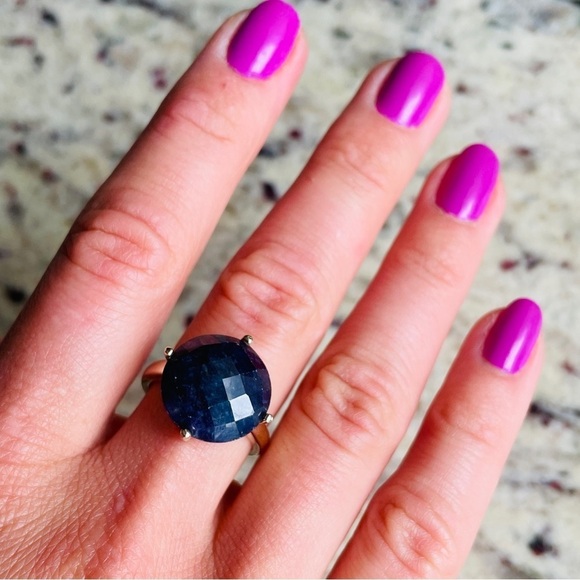 Faceted Gemstones Sterling Silver Rings - Picture 10 of 17